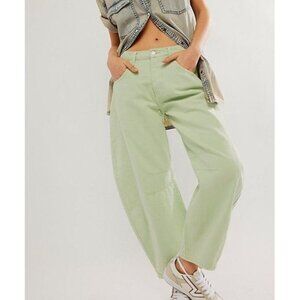 free people good luck mid rise barrel jeans 28 lucky you we the free